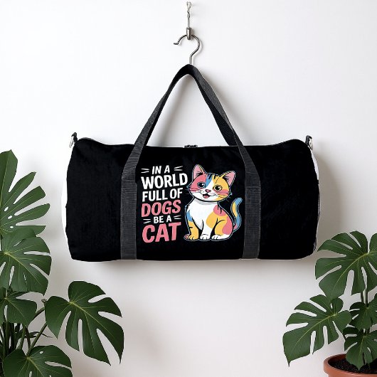 Umarme die Individualität von Katzen Duffle Bag