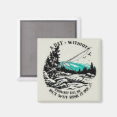 Umarme die Natur Magnet (Vorderseite/Rückseite)