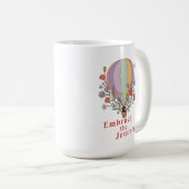 Umarme die Reise Kaffeetasse (VorderseiteRechts)