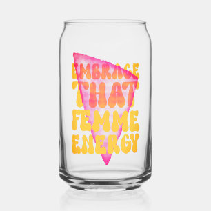 Umarme diese feminine Energie Glas