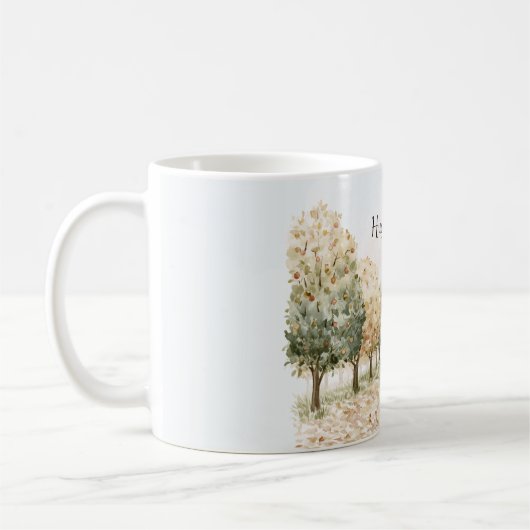 Umarme einen Baum Kaffeetasse (Links)