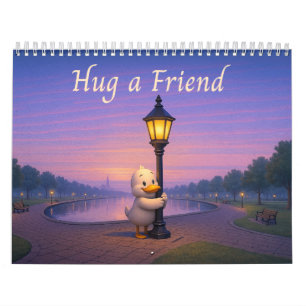 Umarme einen Freund Kalender