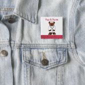 Umarme einen Krankenpfleger Button (Beispiel)