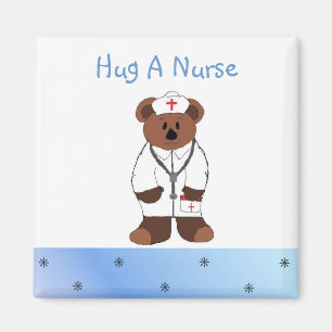 Umarme einen Krankenpfleger Magnet