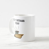Umarme heute einen Fischer Kaffeetasse (Vorderseite Links)