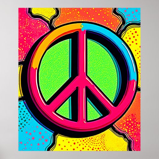 Umarme inneren Frieden und Freude Poster (Vorne)