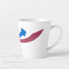 Umarme...Irgendwie Latte Tasse, fühle dich bei jed Milchtasse