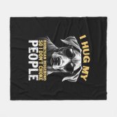 Umarme meinen Rhodesian Ridgeback, damit ich Leute Fleecedecke (Vorderseite (Horizontal))
