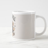 Umarme mich Affe Jumbo-Tasse (Rechts)