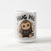 Umarme mich Affe Kaffeetasse (Mittel)