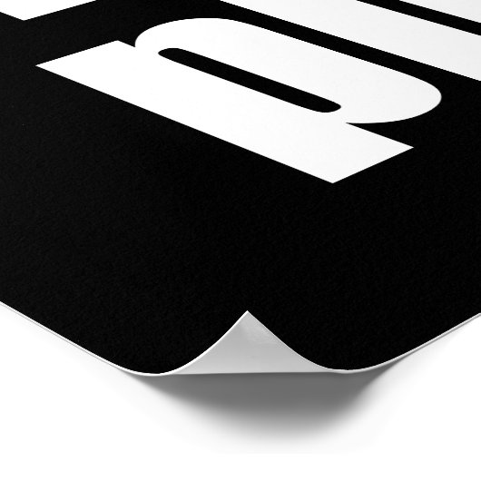 Umarme mich bitte poster (Ecke)