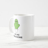 Umarme mich, ich bin Phantastische Kaffee-Tasse Kaffeetasse (Vorderseite Links)