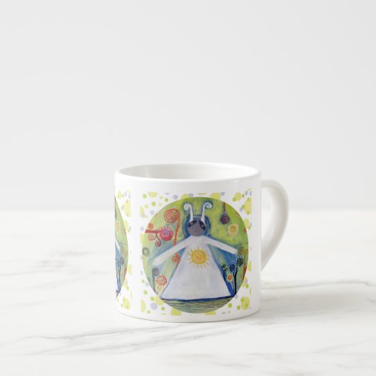 Umarme mich Knochen-China-Tasse Espressotasse (Vorderseite Rechts)