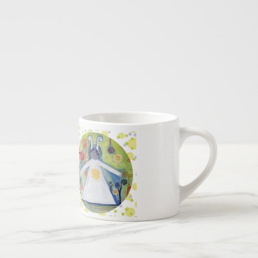 Umarme mich Knochen-China-Tasse Espressotasse (Rechts)