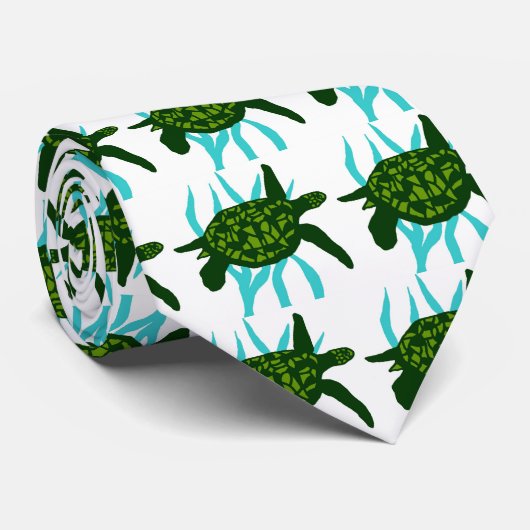 Umarme mich Meeresschildkröte-Krawatte Krawatte (Gerollt)
