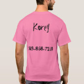 Umarme mich, wenn du denkst, dass es heiß ist! T-Shirt (Rückseite)