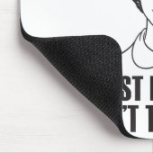 Umarme, nur Spaß, lustige Redewendung, Fass mich Mousepad (Ecke)