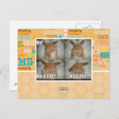 Umarme Postkarte (Vorne/Hinten)