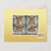 Umarme Postkarte (Vorderseite)