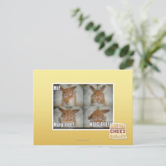 Umarme Postkarte (Stehend Vorderseite)