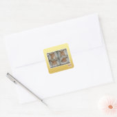 Umarme Quadratischer Aufkleber (Umschlag)