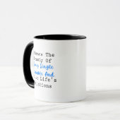 Umarme Schönheitsvariablen, löse Lebensgleichungen Tasse (Vorderseite Links)