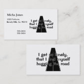 Umarmen der Straße Visitenkarte (Vorne/Hinten)