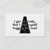 Umarmen der Straße Visitenkarte (Rückseite)