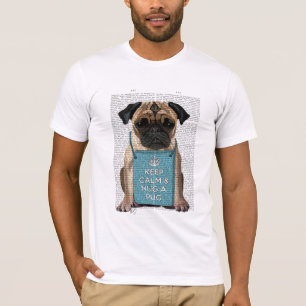 Umarmen eines Mops T-Shirt