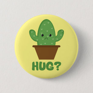 Umarmen? (Kaktus-Spaß) - Funny Novelty Button
