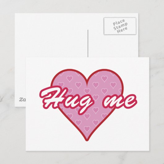Umarmen Postkarte (Vorne/Hinten)