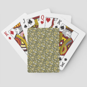Umarmen Sie die Natur mit eleganten Blumenmustern Spielkarten