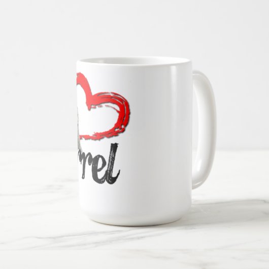 Umarmen Sie eine Eichhörnchen-Tasse Kaffeetasse (VorderseiteRechts)