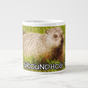 Umarmen Sie eine groundhog heute Tasse