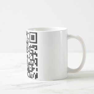 Umarmen Sie einen Code des Aussenseiter-QR Kaffeetasse