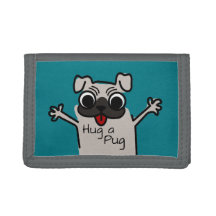 Umarmen Sie einen Mops