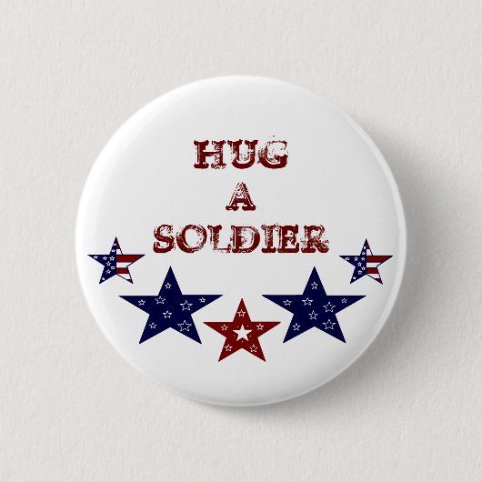 UMARMEN Sie einen SOLDAT Knopf Button (Vorderseite)