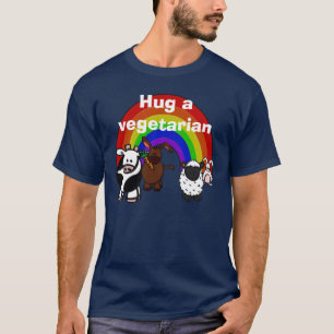 Umarmen Sie einen Veggie-Dunkelheits-T - Shirt