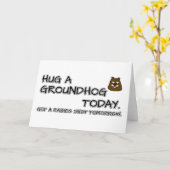 Umarmen Sie heute ein Erdhuhn. Lass morgen eine To Karte (Gelbe Blume)