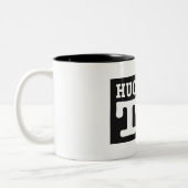 UMARMEN Sie IHR Fernsehen/Tasse Zweifarbige Tasse (Links)