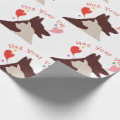Umarmen Sie Ihren Tierarzt Geschenkpapier (Ecke)