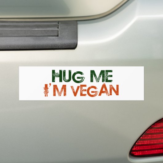 Umarmen Sie mich, den ich vegan bin Autoaufkleber (Auf Auto)