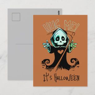 Umarmen Sie mich! Es ist Halloween Postkarte
