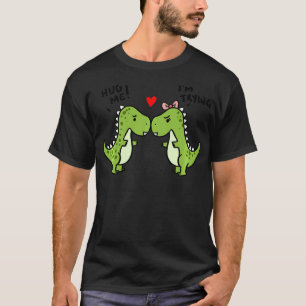 Umarmen Sie mich, ich versuche Dinosaurier Pullove T-Shirt