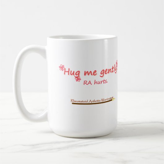 Umarmen Sie mich leicht Tasse (Links)