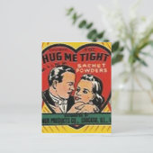 Umarmen Sie mich mit einer dichten Beutelpost Postkarte (Stehend Vorderseite)