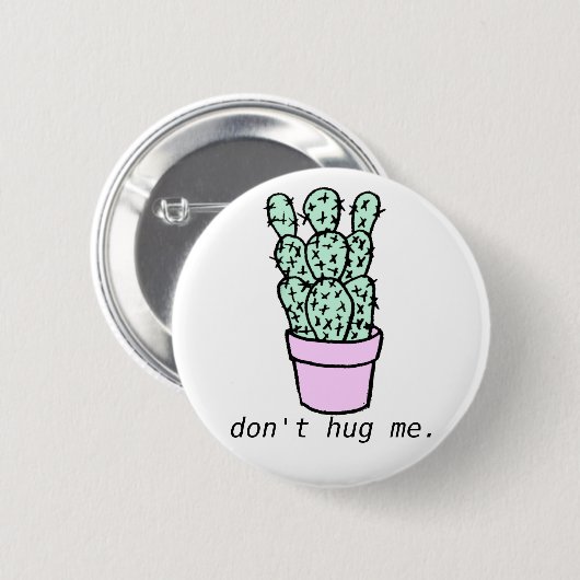 Umarmen Sie mich nicht Knopf Button (Vorne & Hinten)