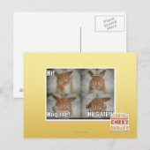 Umarmen Sie mich Postkarte (Vorne/Hinten)