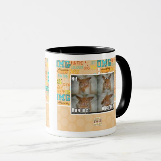 Umarmen Sie mich Tasse (VorderseiteRechts)