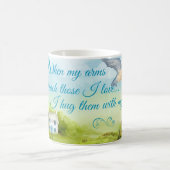 Umarmen Sie mit meinen Gebeten 11 Tasse (Mittel)